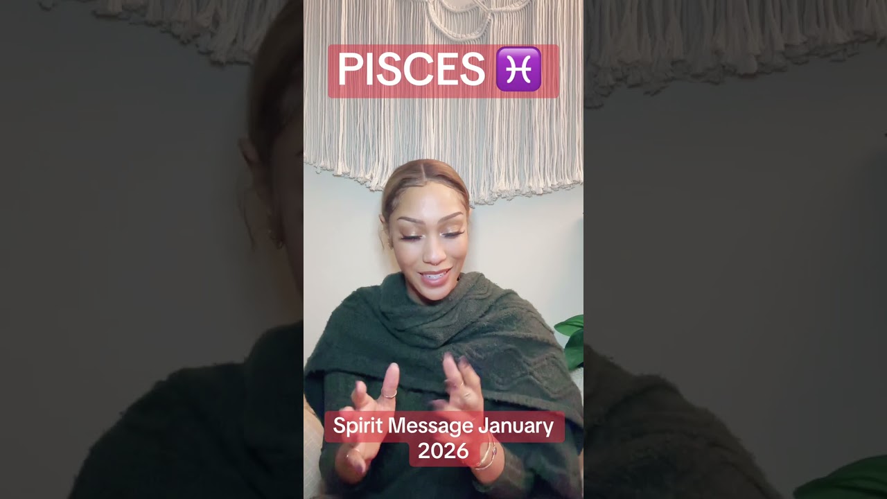 PISCES TAROT READING | Spirit Message January 2026 | #tarot #tarotreading #pisces  