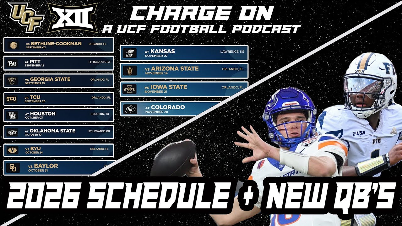 Charge On Ep.241 - Опубликовано расписание UCF на 2026 год | Что выделяется? | «Рыцари» добавили ...