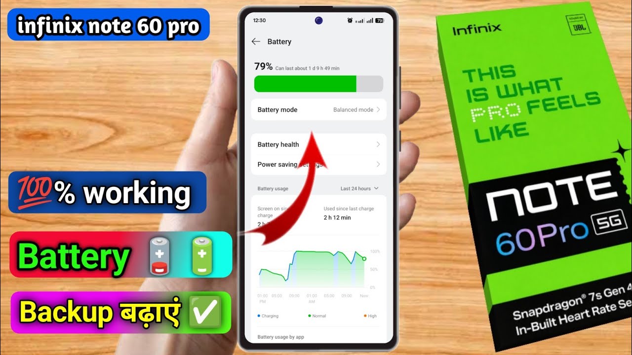 infinix note 60 pro battery jaldi khatam ho jati hai, infinix note 60 pro me battery backup badhaye