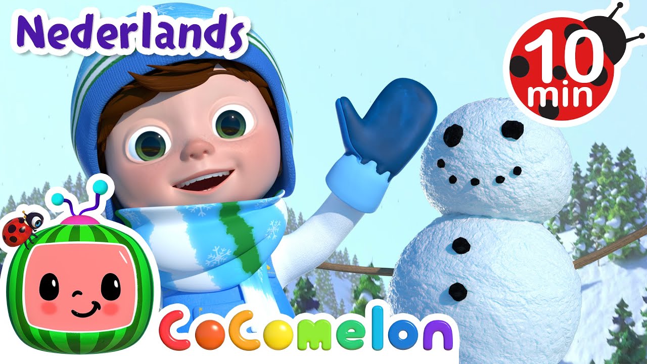 Bouw een sneeuwpop | CoComelon Nederlands - Kinderliedjes
