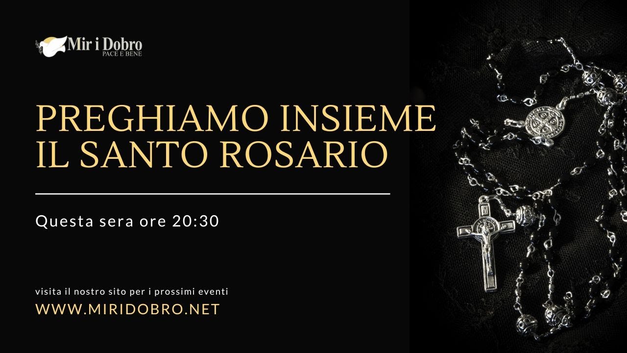 Rosario in Streaming - Miridobro | 19/02/25 con Fra Jozo Zovko e don Sebastiano del Tredici