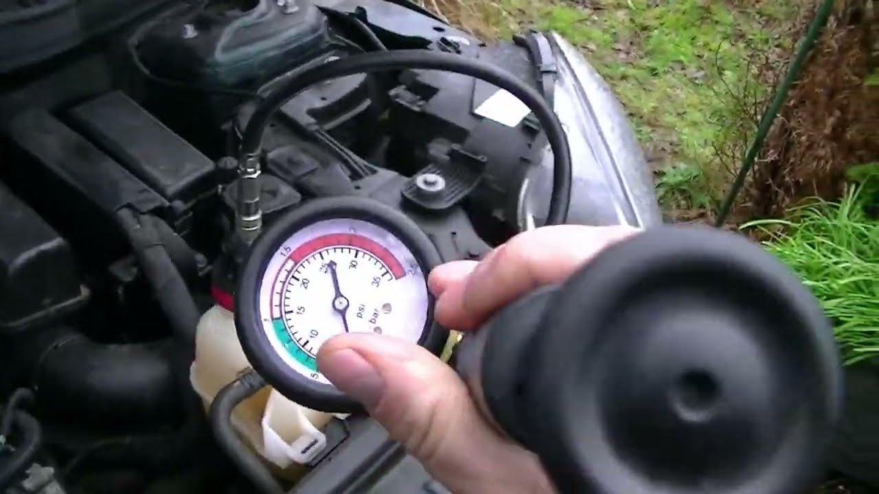 Cooling water leak, how to find it, and with what, pressure test