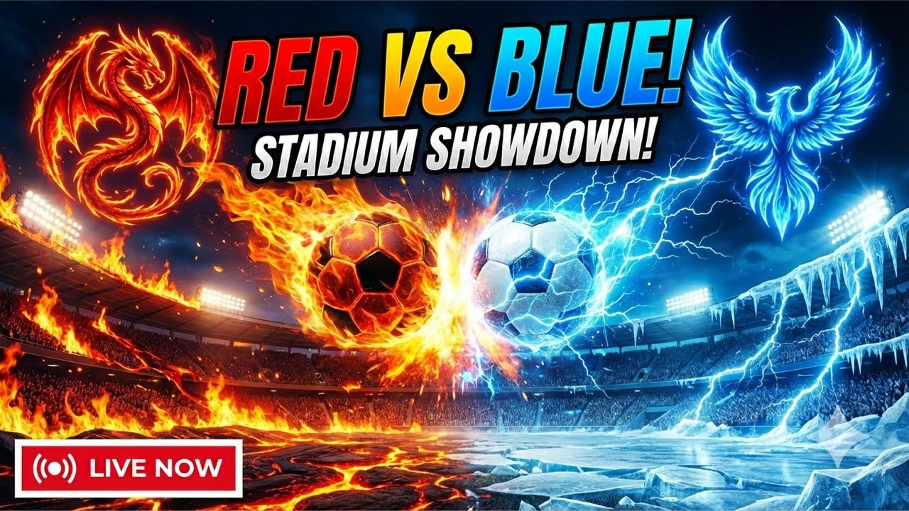 ⚔️ ULTIMATE GOAL BATTLE: Red Ball 🔴 vs Blue Ball 🔵 LIVE!