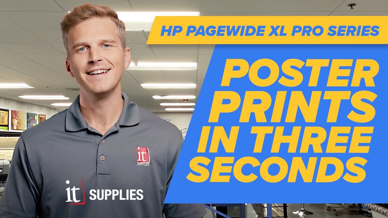 HP PageWide XL Pro Series | Poster Prints in 3 Seconds!