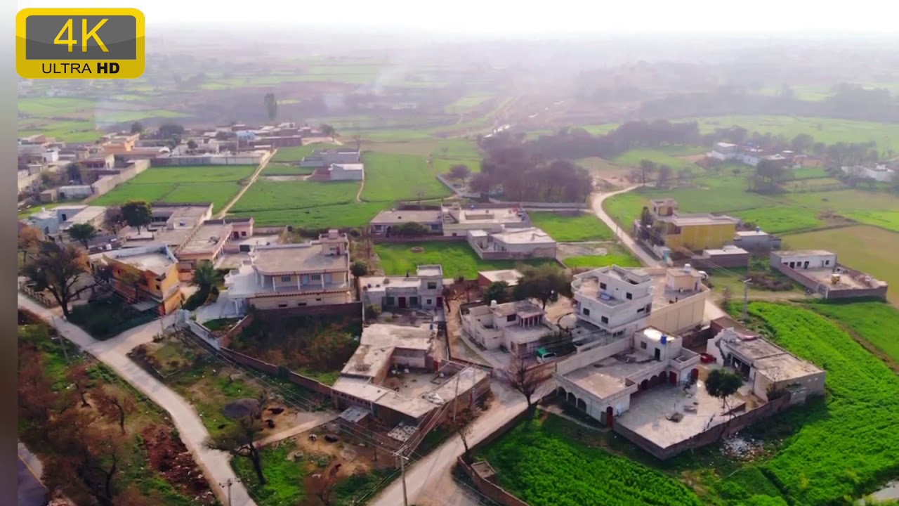 GT Road 4k Footage | Pakistan Highway Drone View | Gujar Khan Village Drone View |
