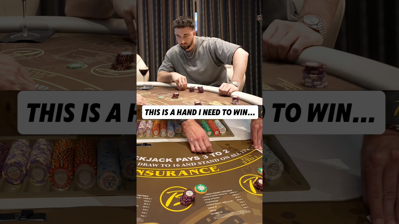 I haven&rsquo;t felt something like this in a long long time&hellip;🤣 #casino #blackjack #gambling #comedy #win