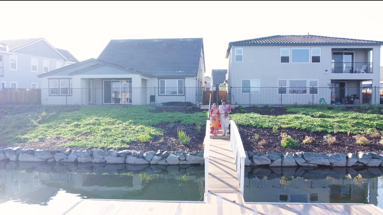 HOUSEWARMING IN USA | LAKEFRONT HOME | RIVER ISLANDS | LATHROP | 4K