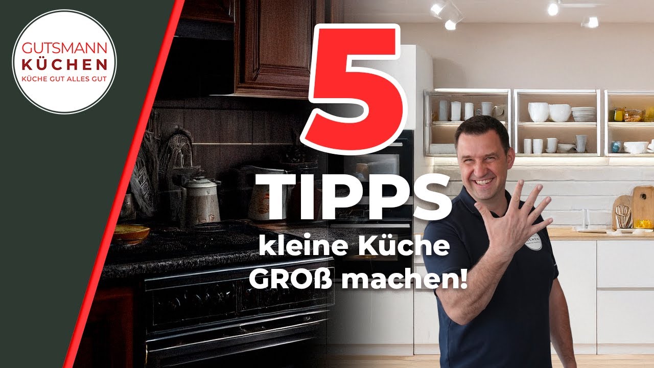 Kleine Küche größer wirken lassen: 5 geniale Tipps für mehr Platz & Stil!