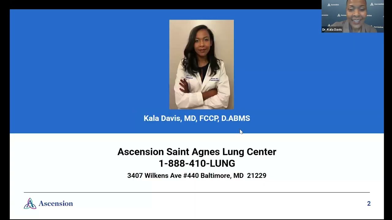 Ascension Saint Agnes Wellness Seminar: Screening for Lung Cancer