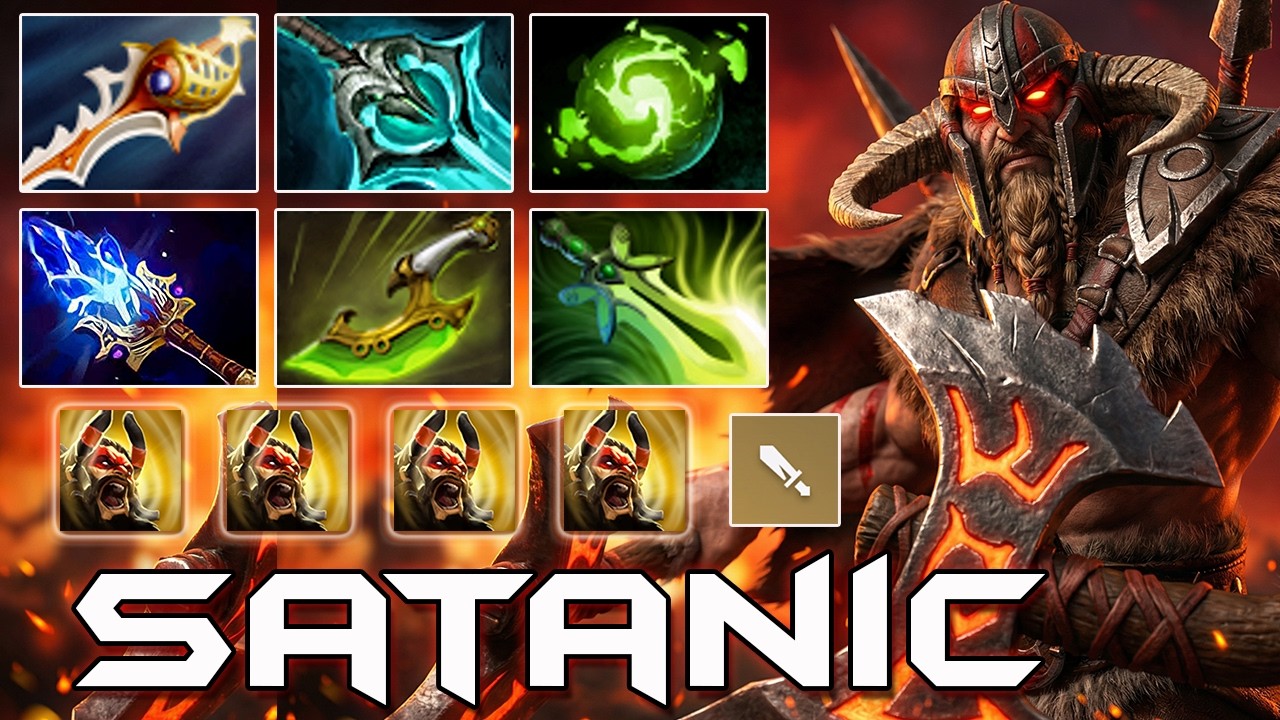 OVERPOWERED Beastmaster Carry?! Satanic Goes Godlike | Dota 2 Pro Match