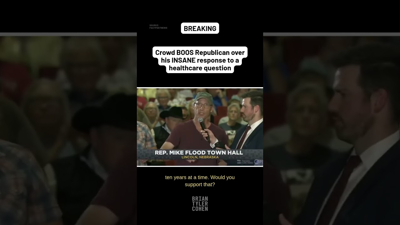 Crowd BOOS Republican over his INSANE response to a healthcare question