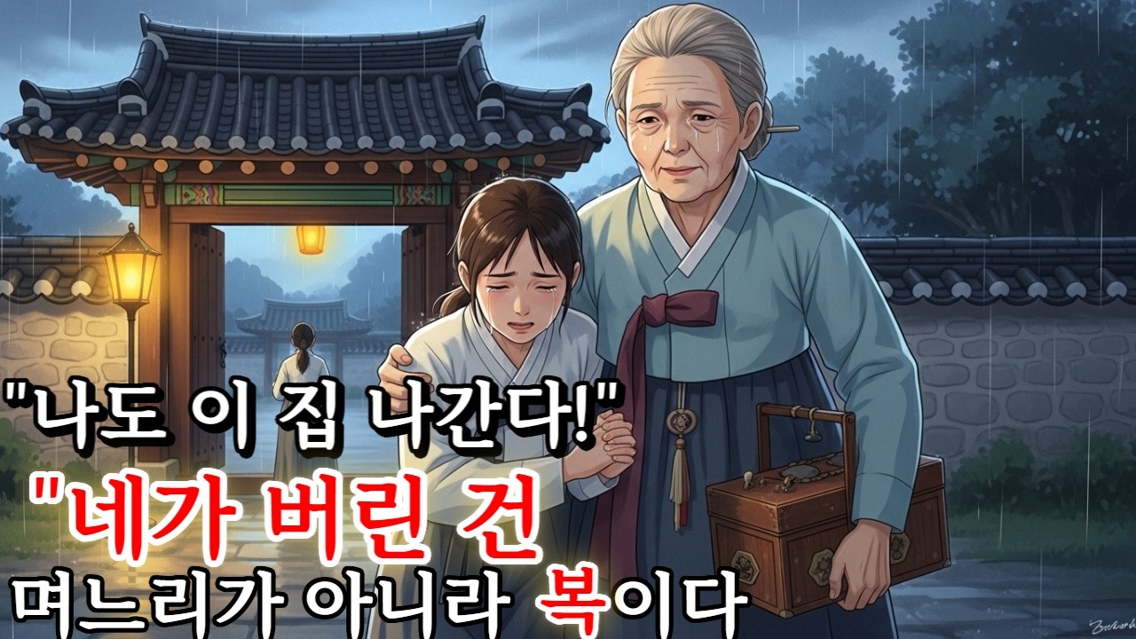 어머니, 제가 버린 건 며느리가 아니라 복이었습니다...