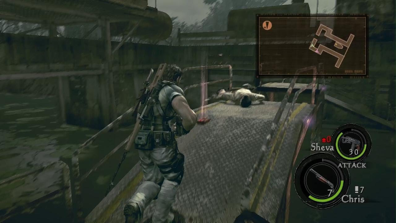 RESIDENT EVIL5_pt 7 Irving got remodeled.