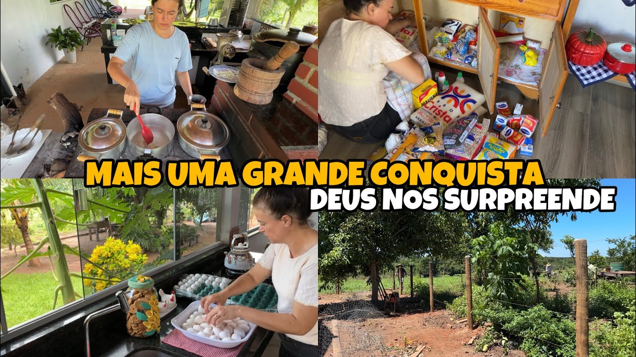 Iniciamos mais um mega sonho aqui no Sítio! 