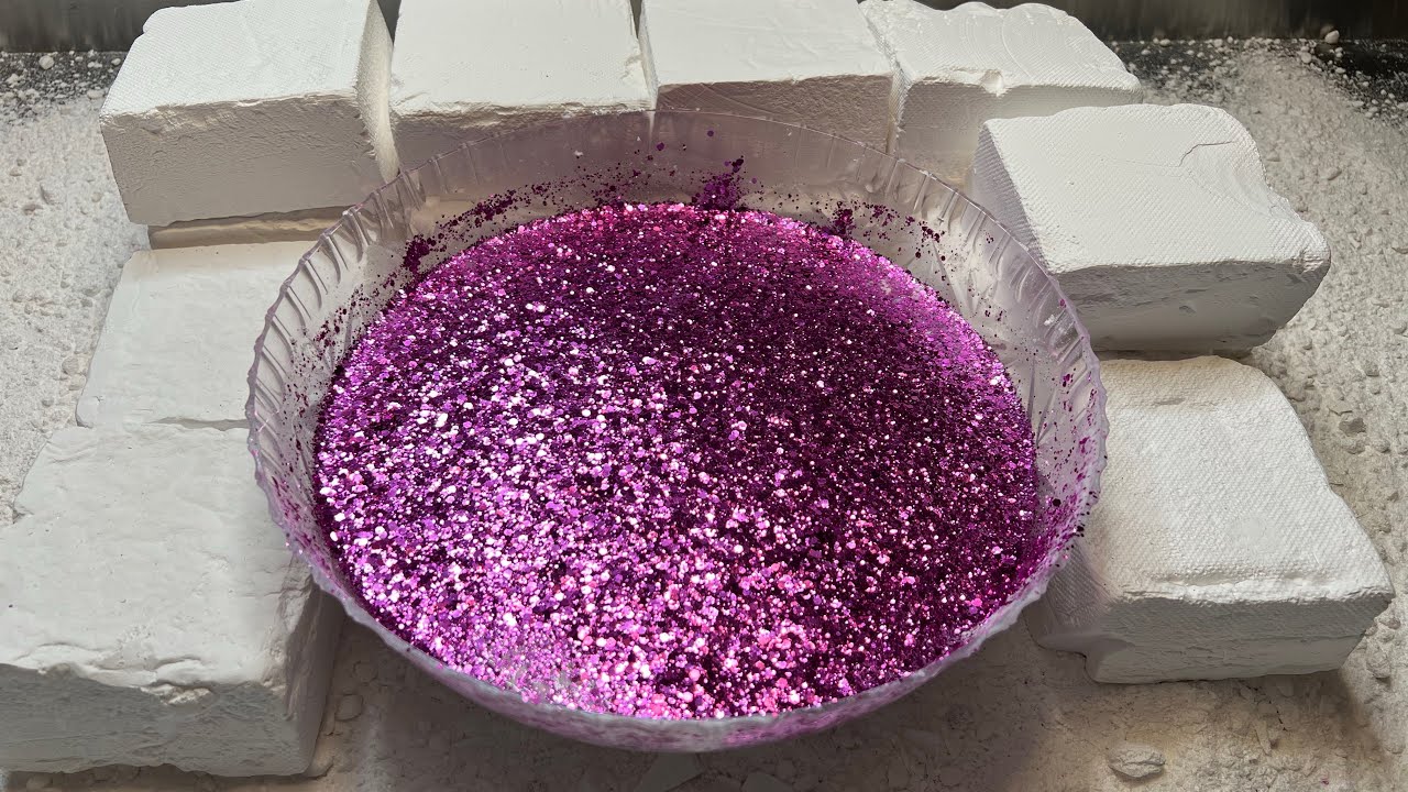 Jumbo Glittery Water Crush | Oddly Satisfying | ASMR 