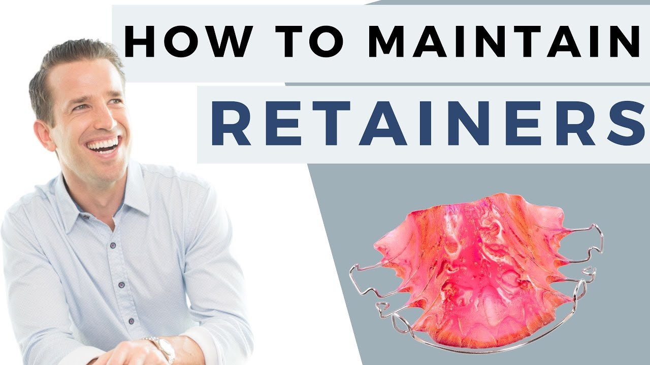 How To Keep Retainers Clean | Braces Retainers | Dr. Nate