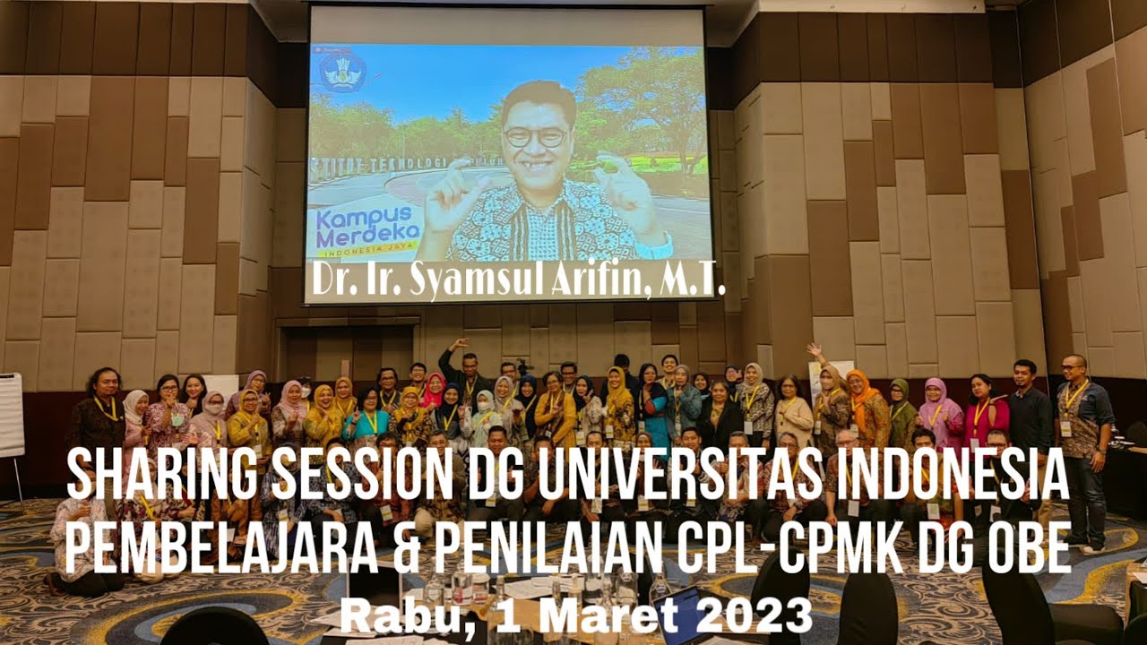 Desain Pembelajaran (RPS) & Penilaian CPL & CPMK dg OBE di UI