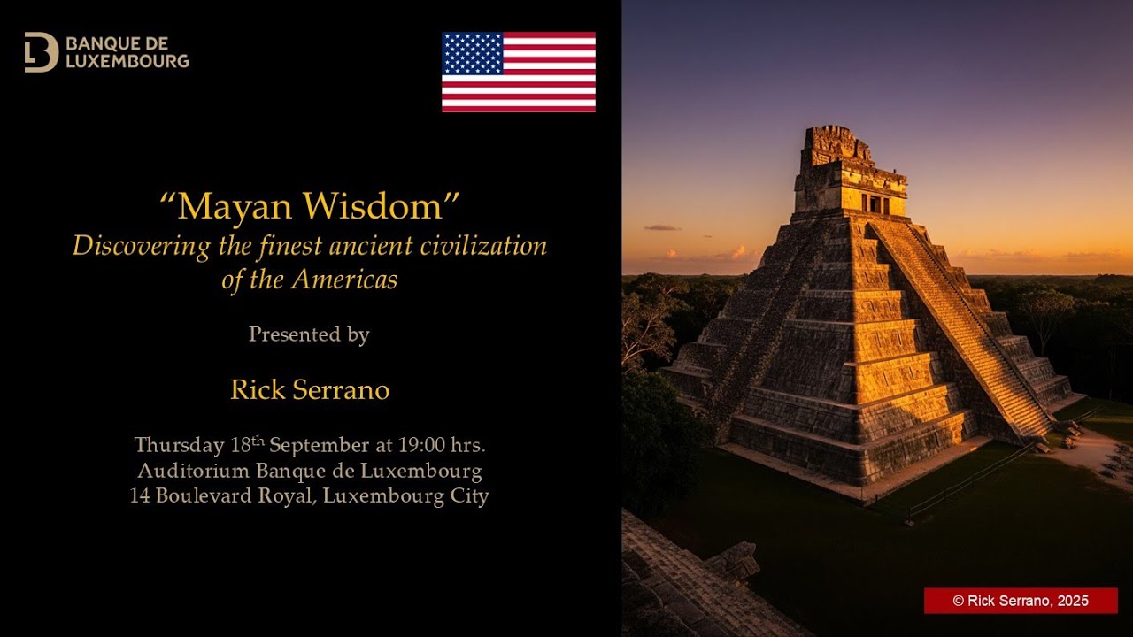 Mayan Wisdom Conference at the Banque de Luxembourg - 18 09 2025