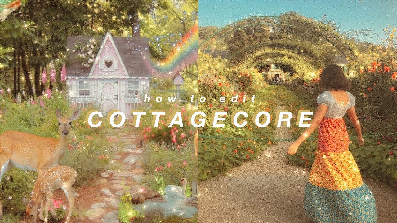how to edit cottage core aesthetic photos 🍃lightroom mobile tutorial free preset | cottagecore edits