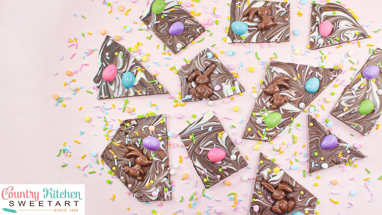 How to Make a Decorated Easter Chocolate Bark