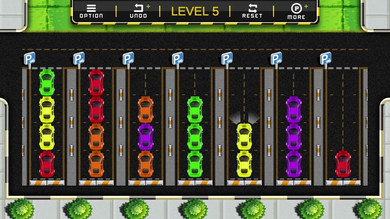 Car parking sort puzzle game