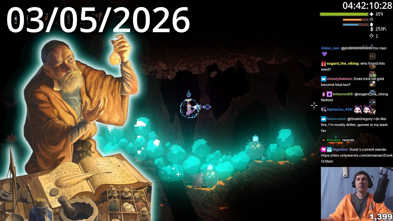 TRANSMUTING GOLD with the RAREST FUNGAL SHIFT in NOITA - DunkOrSlam stream highlights [03/05/2026]