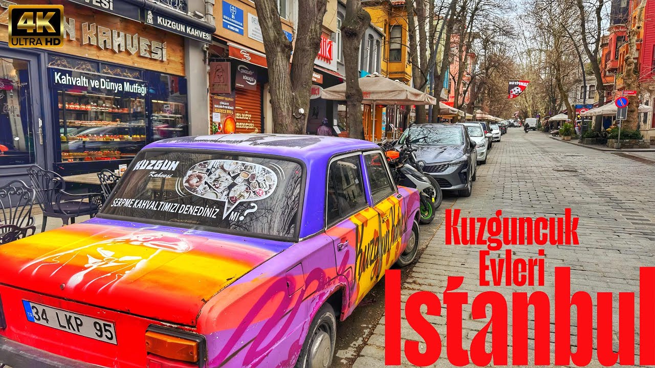 🇹🇷Istanbul, Türkiye | Walking Tour Kuzguncuk Evleri | Walking in turkey| Walking |4k Ultra HD/60fps