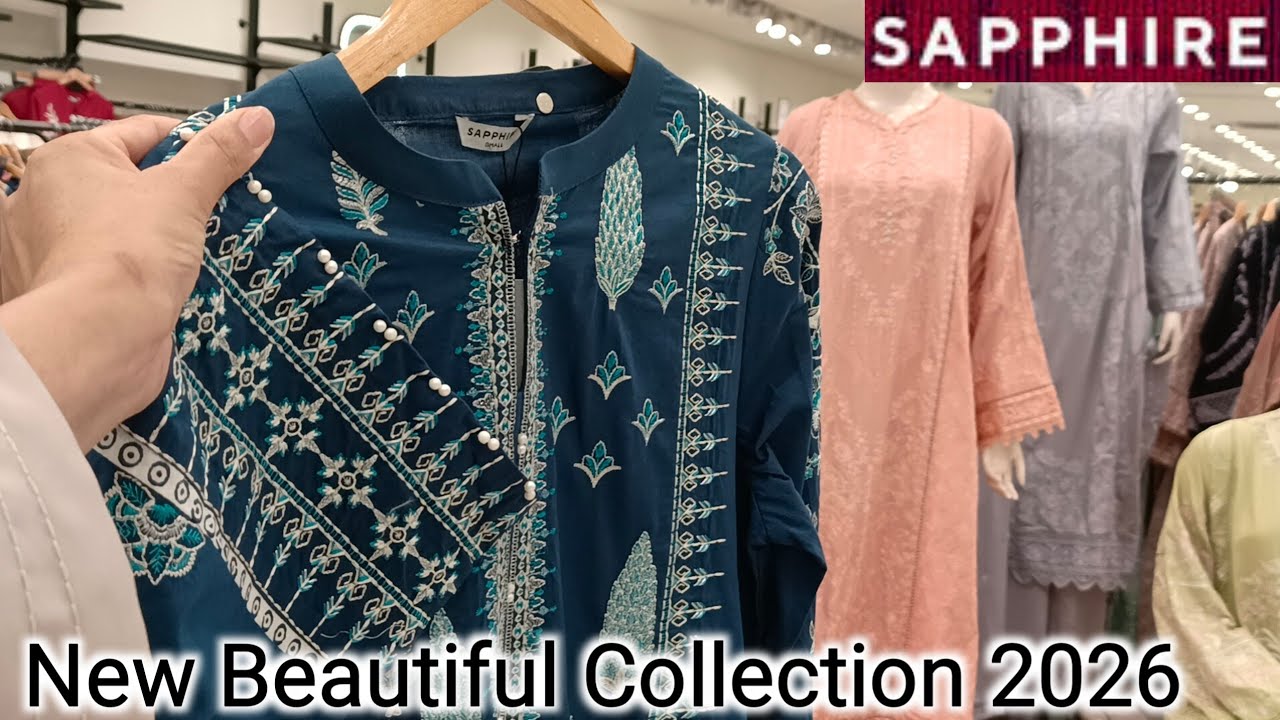 Sapphire New Collection 2026😍 Sapphire Beautiful Mid Summer Pret Collection September 2026🎉❣️