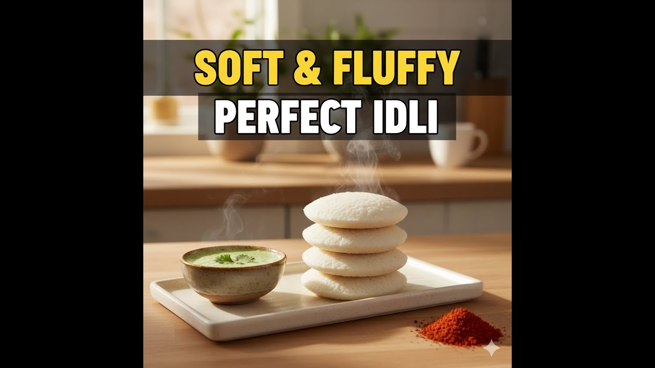 Morning ka breakfast rava idli aur chatni