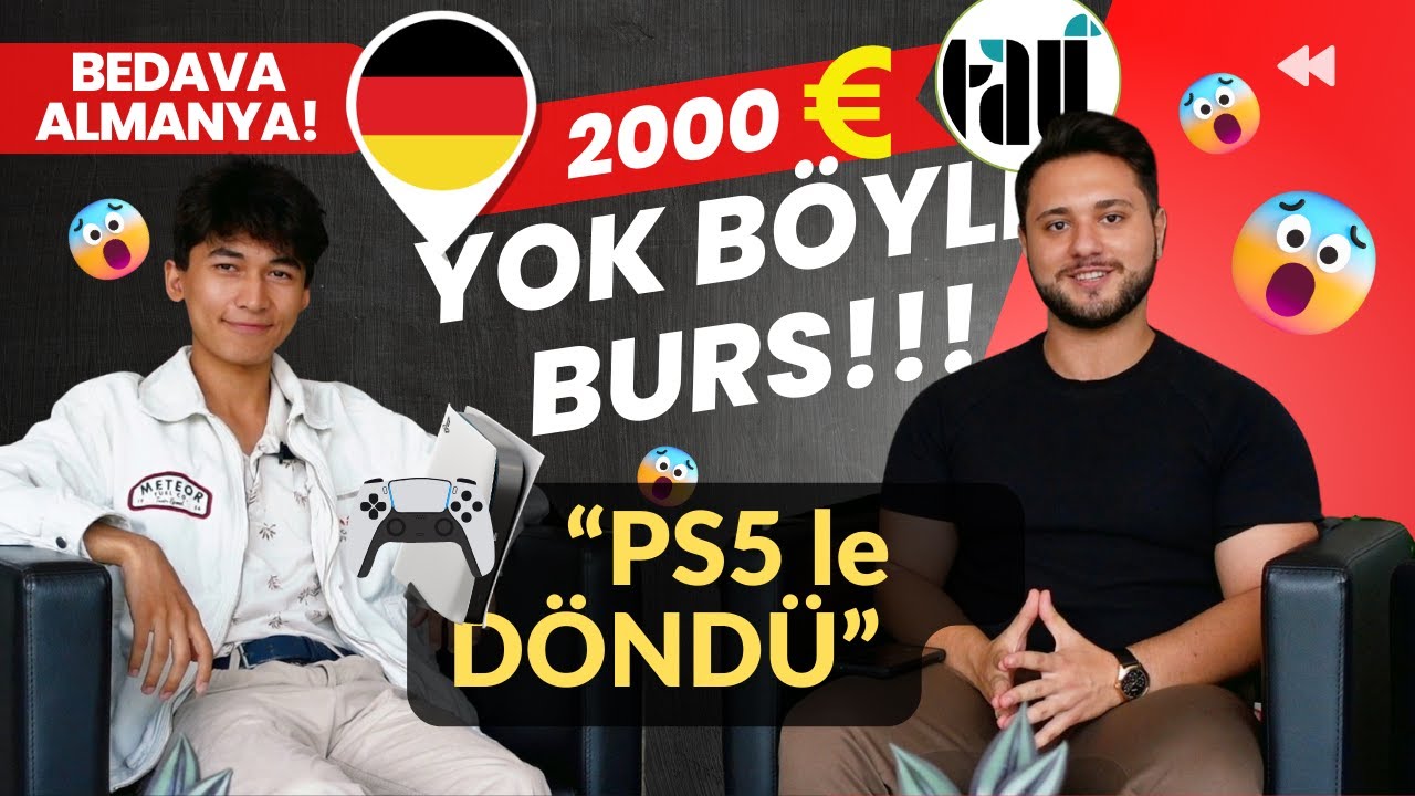 1 AY BEDAVA ALMANYA (YOK BÖYLE BURS!) / TÜRK ALMAN ÜNİVERSİTESİ