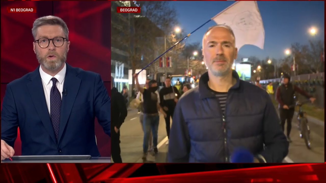 N1 direktno: Protesti u Srbiji 8. marta