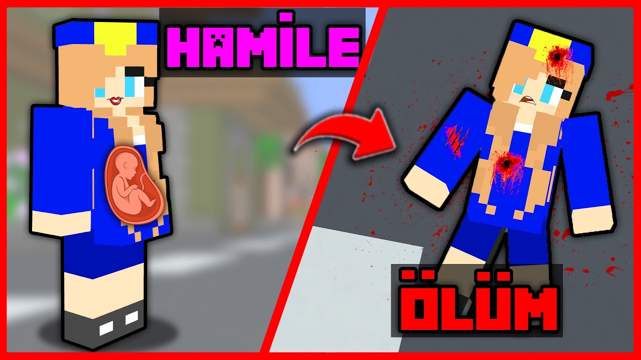 HAMİLE ASLI POLİS ÖLDÜ! 😱 - Minecraft ZENGİN FAKİR HAYATI