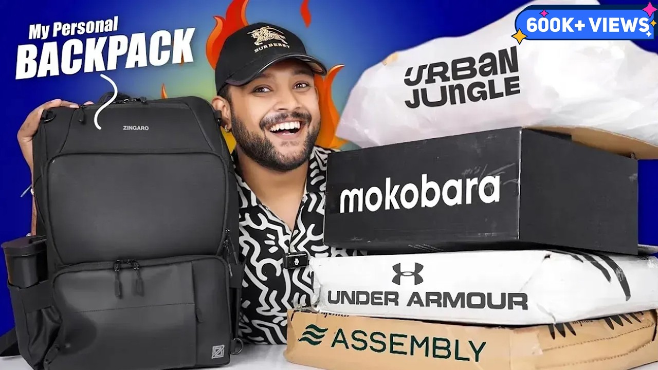 Top 5 Premium Backpack/Bags for College/Office on Amazon 🔥 Backpack Haul 2025 | Zingaro | ONE CHANCE