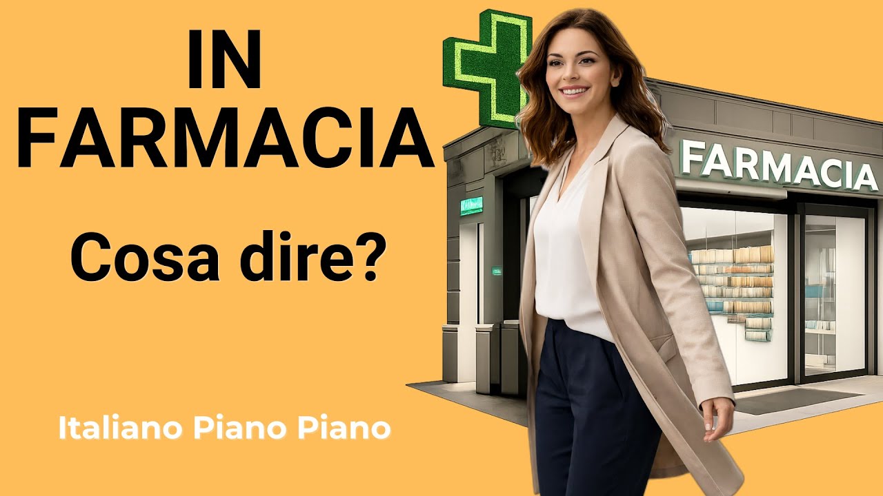 Italiano in farmacia 🇮🇹 | Frasi utili, dialoghi e sintomi
