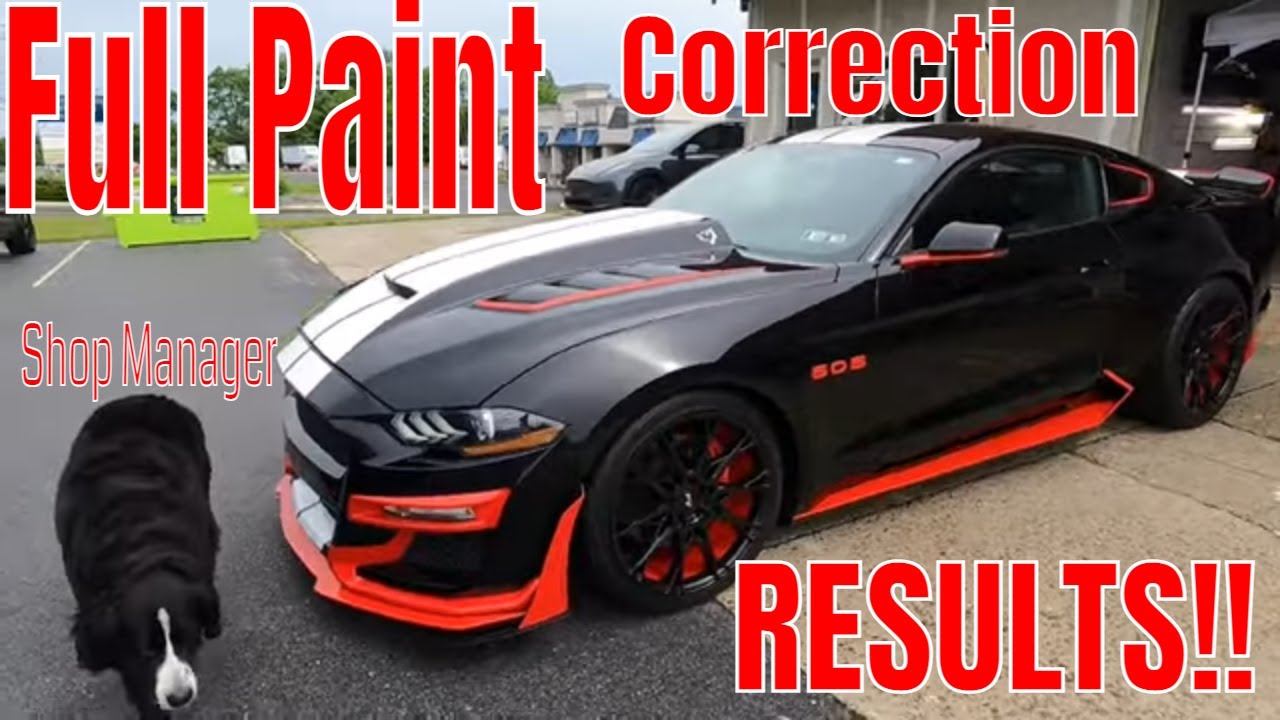 Full Paint Correction! Start To Finish With Results! Ford Mustang.