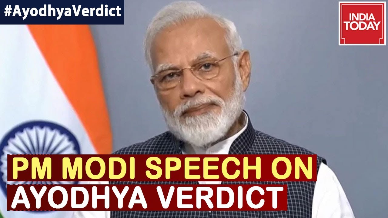 Ayodhya Verdict Shows Indian democracy Alive And Strong, Says PM Modi In His Speech