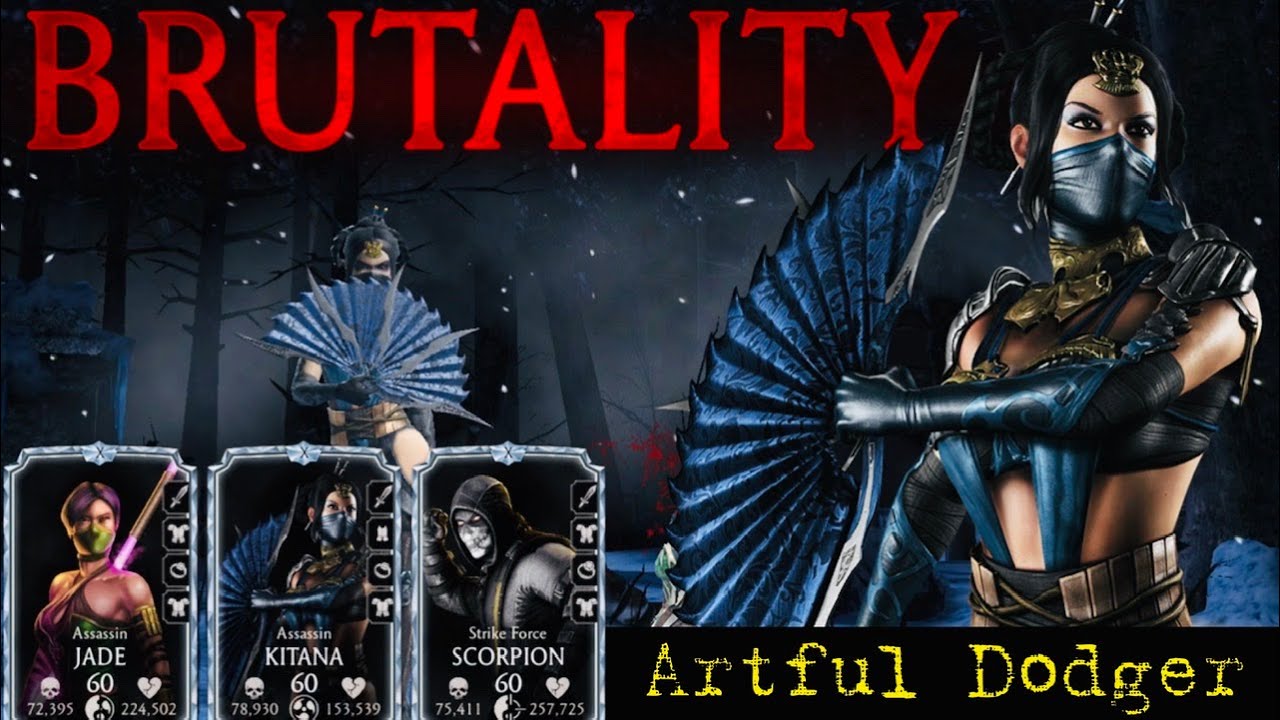 Assassin Kitana New Brutality FW Gameplay | MK Mobile