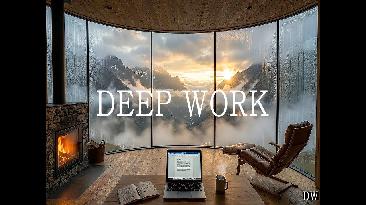3 Hours Deep Work Music ⛰️ Epic Mountain View Focus | Deep Focus & Coding Productivity Soundtrack