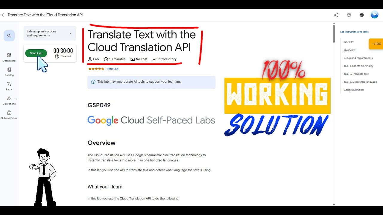 Перевод текста с помощью Cloud Translation API | GSP049 | 100% РАБОТАЮЩЕЕ РЕШЕНИЕ | #googleclouda...
