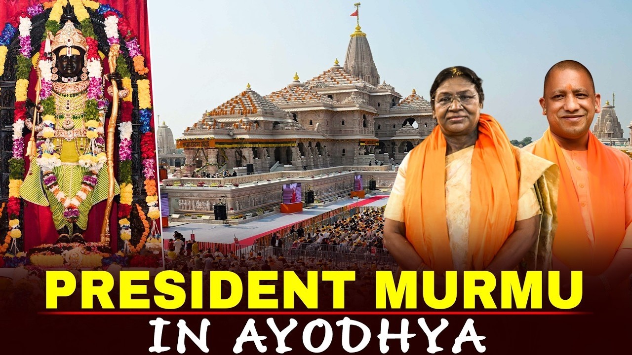 LIVE: President Murmu in Ayodhya, visits Shri Ram Janmbhoomi Mandir and attends Vedic Rituals
