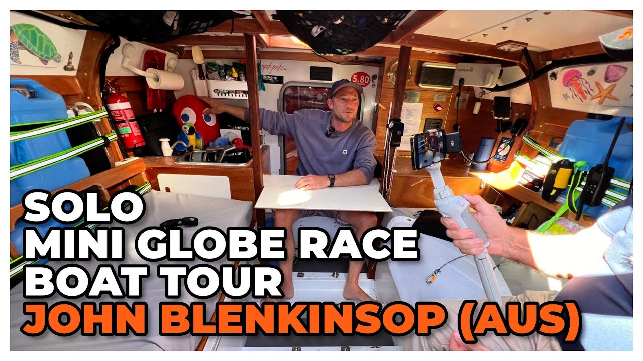 ALMA Globe 5.80 Boat Tour: John Blenkinsop | 100 Delja100 | AUS