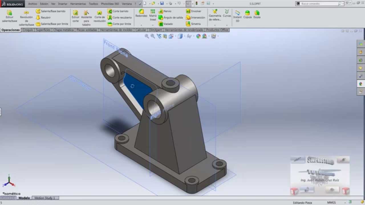 Curso de Solidworks 2014 - Tutorial de Solidworks 2014-en español DVD-Tutorial parte 5 en español
