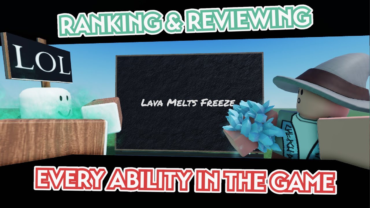 ranking and reviewing EVERY Ability - ROBLOX Ability Wars