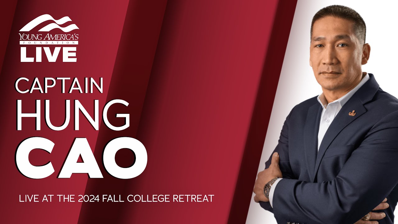 Captain Hung Cao LIVE at the 2024 Fall College Retreat