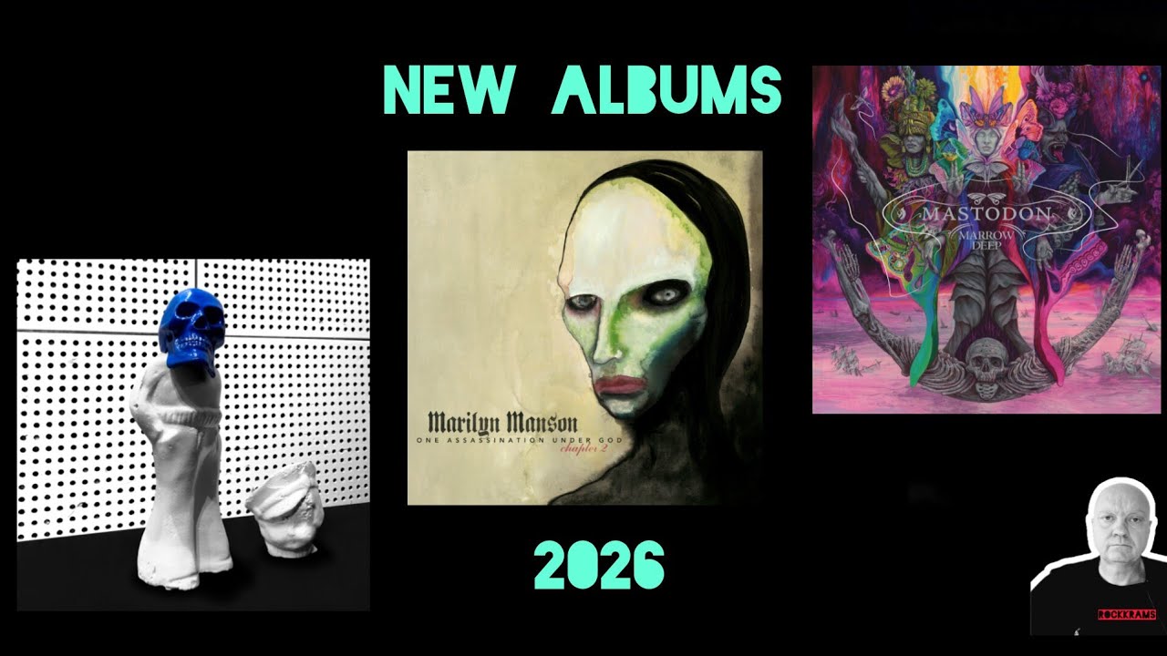 New rock - albums 2026. Новые рок - альбомы 2026 года. Jack White, Marilyn Manson, Mastodon.