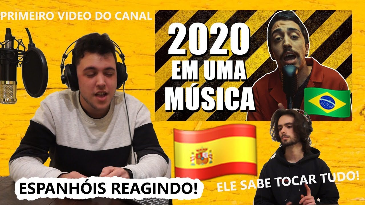 ESPANHÓIS REAGEM A 2020 EM UMA MÚSICA – INUTILISMO | ES Reaction