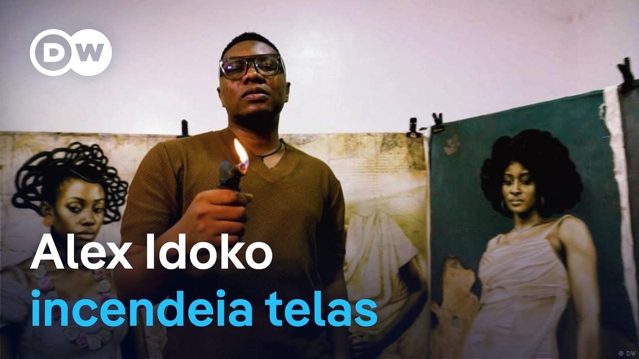 Alex Idoko: O artista pirografista da Nigéria