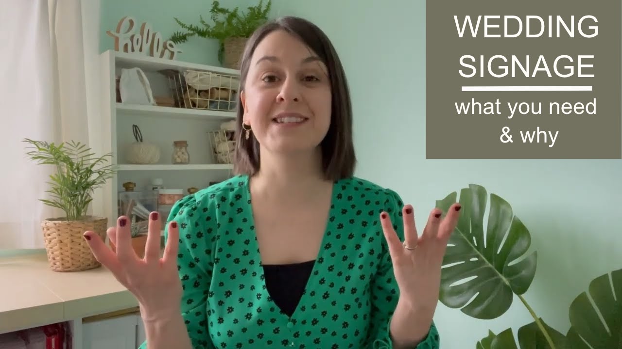 Wedding Signage you really need to help you decorate your venue