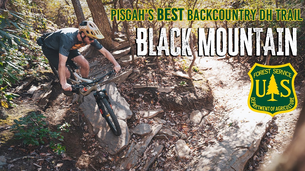 Pisgah's Best Backcountry DH Trail- BLACK MOUNTAIN (North Carolina Mountain Biking on Ibis Ripley)