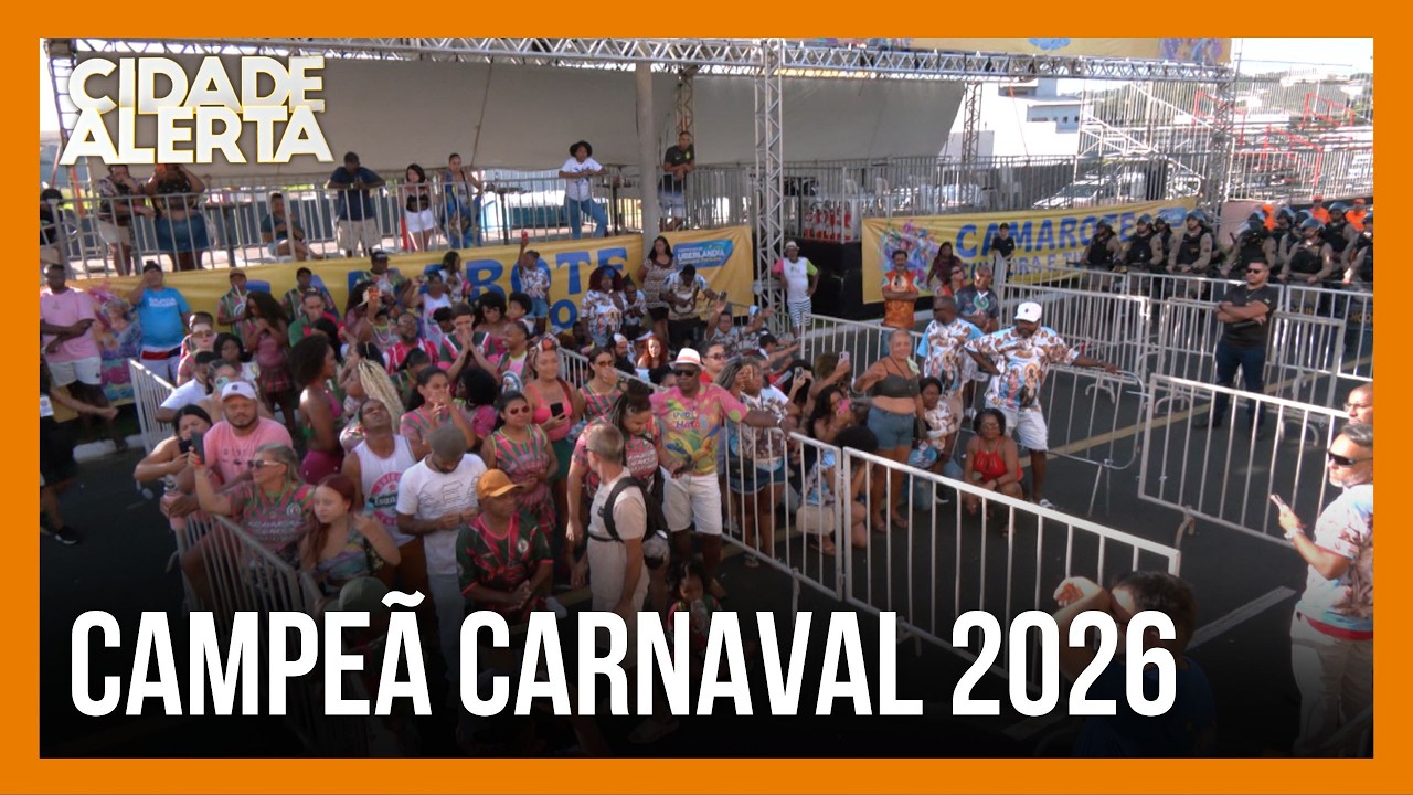 Unidos do Chatão é a campeã do carnaval 2026 em Uberlândia